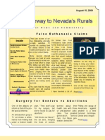 Nye-Gateway To Nevada's Rurals: False Euthanasia Claims Inside