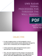 Uwb Radar Signal Processing For Through The Wall