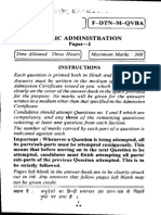 Civils Mains 2012 - Public Administration Question Paper