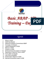 Basic HR ABAP Training - Day 1