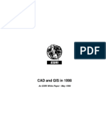 CAD and GIS in 1998: An ESRI White Paper - May 1998