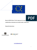 Batería ALPHA-Fitness Test de Campo para La Evaluación de La Condición Física Relacionada Con La Salud en Niños y Adolescentes