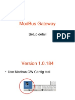 Modbus Gateway: Setup Detail