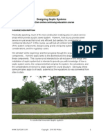 Designing Septic Systems: Course Description