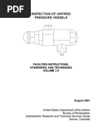 Inspection of Unfired Pressure Vessels