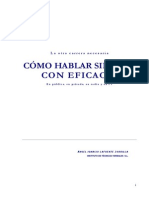 MANUAL. Como Hablar Siempre Con Eficacia. 2011-1