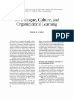 Shein, 1993 - On Dialogue, Culture and Organizational Learning