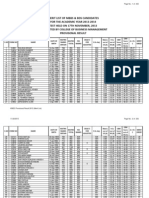 KMDC MBBS Merit List 2013