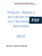 Trabajo Resumen Blogbases y Actualizaciones Con Tecnologías Aplicadas