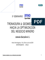 Tronadura y Geomecanica en El Negocio Minero