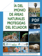 Ubicacion de Las Areas Protegidas Del Ecuador