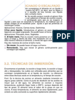 Medio Pochado y Técnicas de Inmersión.