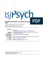 Study Psychiatric Manifestations in Temporal Lobe Epilepsy: A Controlled