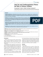 Relationship of Body Fat and Cardiorespiratory Fitness With Cardiovascular Risk in Chinese Children