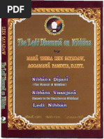 The Ledi Dhamma On Nibbana