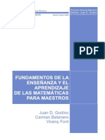 Matemáticas y Su Didactica para Maestros