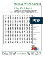 Earth Day Wordsearch