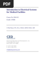 Introduction To Electrical Systems For Medical Facilities