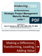 Strategic Project Management Maturity Model (spm3) - Gary Heerkens