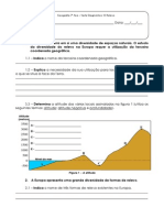 7° Geografia Teste Diagnóstico - O Relevo