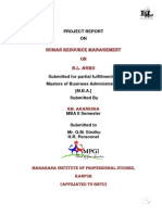 Human Resource Management On B.L. Agro: A Project Report ON