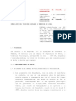 Contestación de Demanda Divorcio Por Causal y RECONVENCION