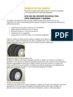 Indicadores de Desgaste de Llantas