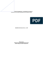 Investigación de Incidentes y Accidentes de Trabajo