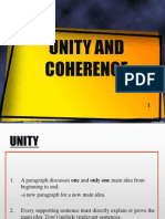 Unity Coherence