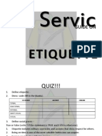 Service Etiquette Final