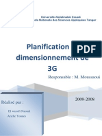 Dimensionnement de 3G