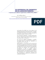 EL DIAGNOSTICO DIFERENCIAL DEL ENIMAGTICO SINDROME DE ALIENACION PARENTAL.M José Blanco Barea PDF