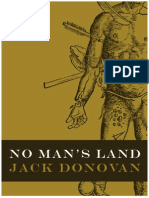 Jack Donovan No Man's Land Masculinity Maligned, Reimagined and Misrepresented 0