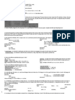 VHDL Cheat Sheet Exam 1