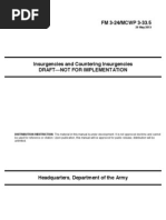 FM-3-24/MCWP 3-33.5 Insurgencies and Countering Insurgencies DRAFT - NOT FOR IMPLEMENTATION May 2013 