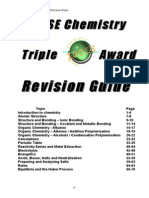 Gcse Chemistry Revision Notes 2012 