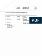 Patent Inventie Aspden - GB2432463