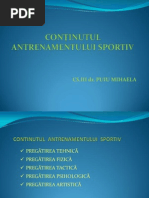 Continutul Antrenamentului Sportiv