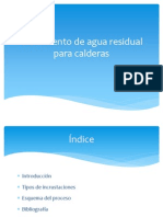 Tratamiento de Agua Residual para Calderas