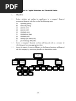 Chapter 14 Capital Structure and Financial Ratios: 1. Objectives