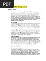 Holley EFI Idle Tuning Notes