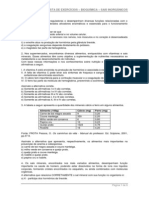 Lista de Exercícios - Sais Minerais