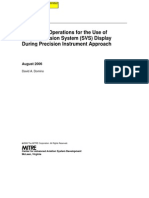 Concept of Operations For The Use of Synthetic Vision System (SVS) Display During Precision Instrument Approach