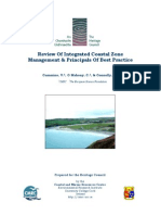 Review of Integrated Coastal Zone Management & Principals of Best Practice