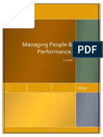 Managing People & Performance.: Apiit