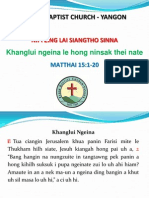 Tedim Baptist Church - Yangon: Nipi Zing Lai Siangtho Sinna