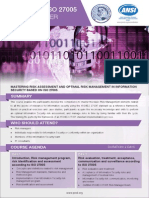 Certified ISO 27005 Risk Manager - Two Page Brochure