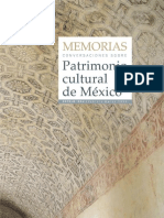 Memorias Patrimonio Cultural de Mexico