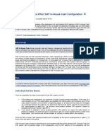 How ALE and IDocs Affect SAP in House Cash Configuration