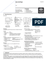 Manual 385503P Caudalimetro Signet 8550-3 Transmisor de Flujo PDF